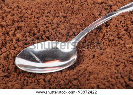many of milled coffee and teaspoon