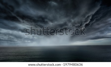 Similar – Image, Stock Photo Moody by the sea