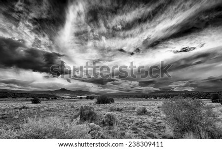 Stormy Day in the New Mexico Desert