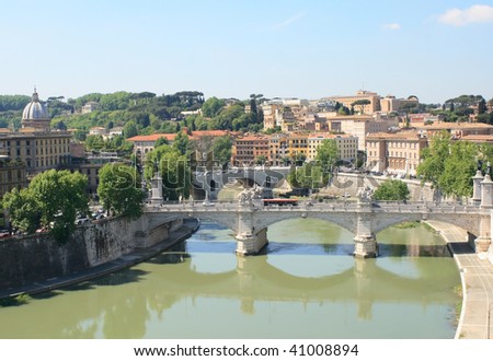 Tiber River In Rome Stock Photo 41008894 : Shutterstock