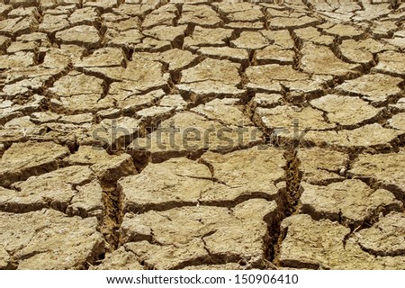 dry cracked soil dirt  during drought