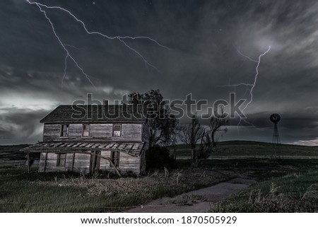 Similar – Foto Bild Altes, verlassenes Holzhaus in den Bergen