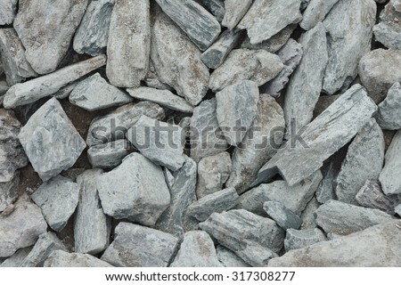 close up grey granite gravel background for mix concrete in construction industrial
