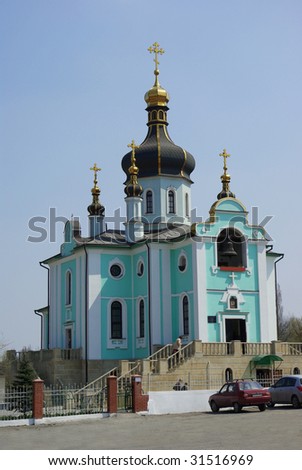 The church in the name of St. George. Provincial temple of the Russian Orthodox Church.