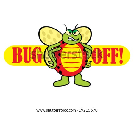 vector angry bug