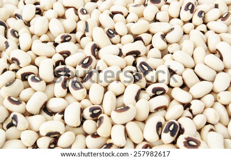 Black eyed beans background