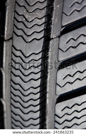 winter tire texture for background