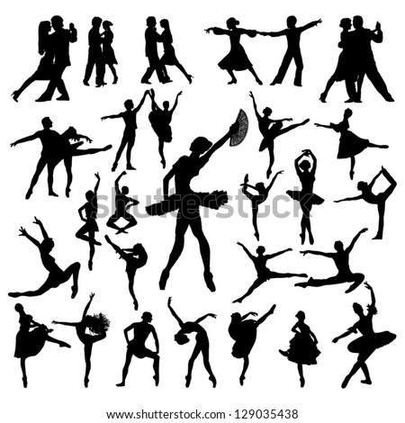 Ballroom Dancers Silhouettes | Free download on ClipArtMag