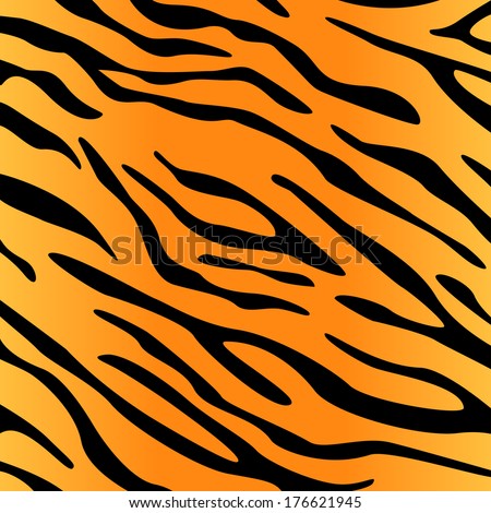 Tiger Skin Pattern Stock Vector 176621945 : Shutterstock