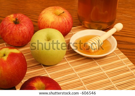 Apples & honey, Jewish new year symbols