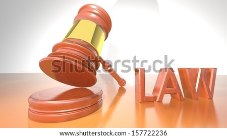The hammer of the judge - Law