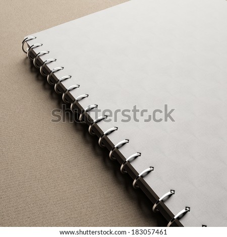 Notebook with blank cover