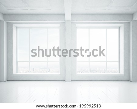 White loft interior