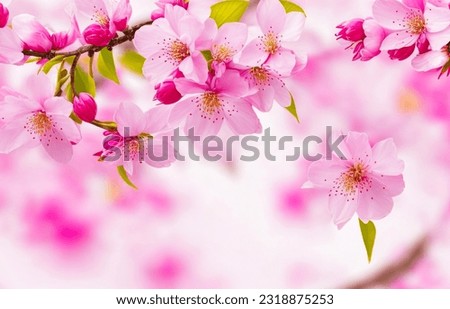 Similar – Image, Stock Photo cherry blossom Nature