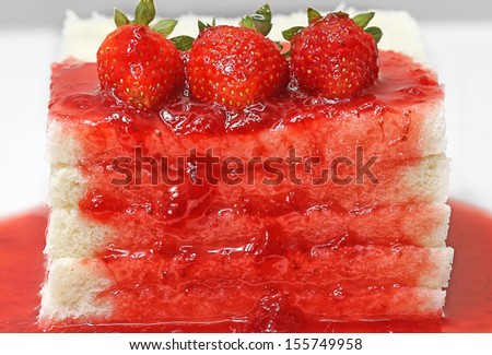 food: strawberry bread and cherry bread