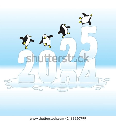 Similar – Image, Stock Photo frozen dance | ice age