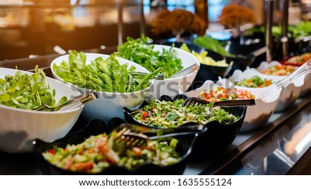 Similar – Image, Stock Photo Vegan buffet Vegan diet