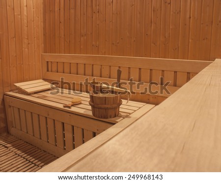 Healthy sauna Sauna spa heat steam room.