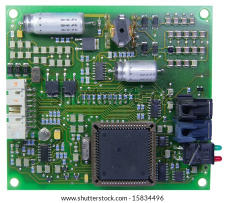 The printed circuit - board with radio components