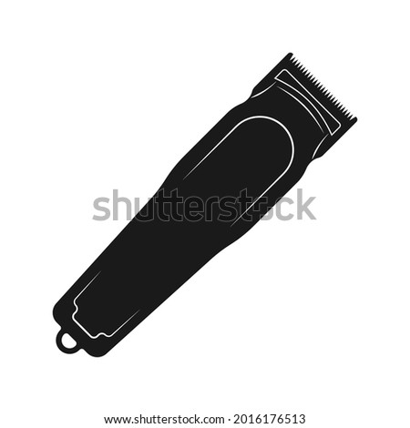 Hair clipper icon. Electric trimmer or shaver machine. Vector illustration.