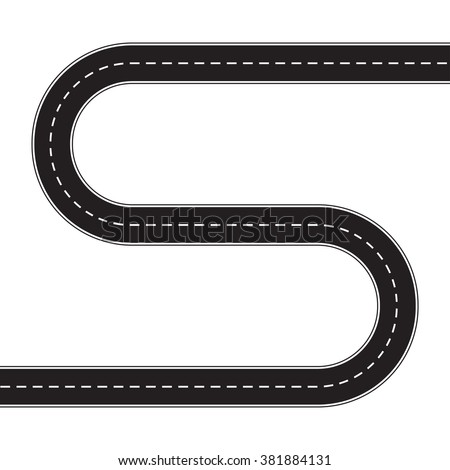 royalty free winding road isolated on white 459762526 stock photo