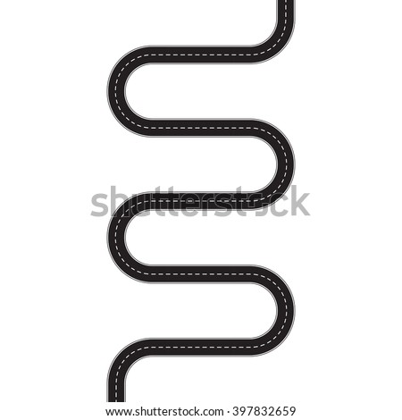 Similar – Image, Stock Photo Road marking zigzag stripes with shadow of a lantern in background