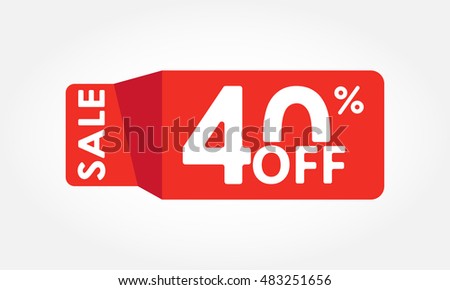sale 40 percent off