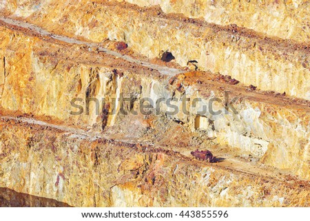 Similar – Image, Stock Photo Mining terraces in Riotinto, Huelva