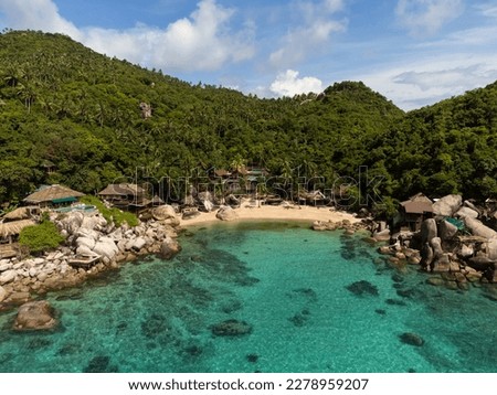 Similar – Image, Stock Photo Hut in the jungle near Ninh Binh, Vietnam