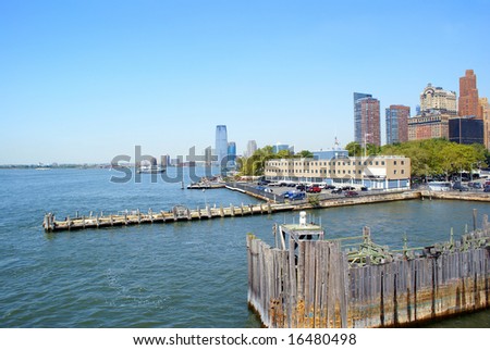 Manhattan - view from Staten Island ferry