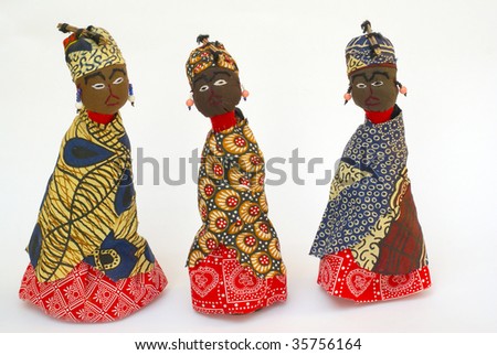 African Dolls From Swaziland Stock Photo 35756164 : Shutterstock