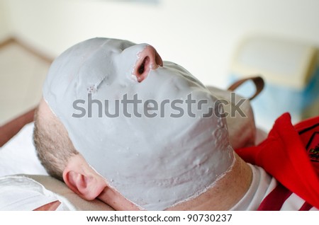 Facial mask for man