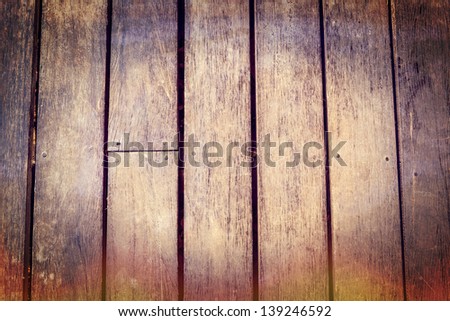 Old wood texture for background&wallpaper (Process in vintage style)