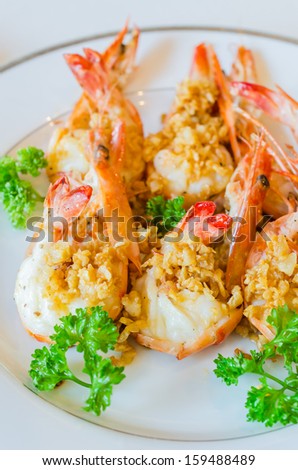 Prawn garlic shrimp