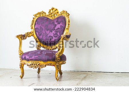 Purple Vintage chair