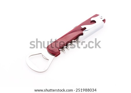 Can opener isolated on white background