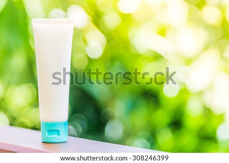 Lotion bottle cream