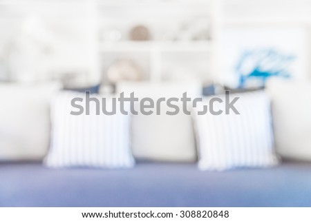 Abstract Blur living room background