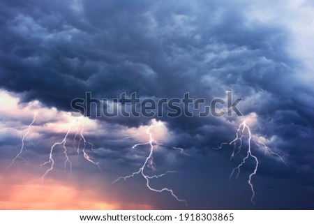 Similar – Image, Stock Photo Powerful mountains and cloudy sky view from window of car