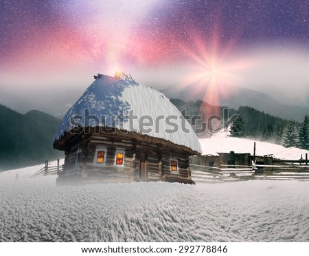 Magic mountain country, the home of Father Frost, Santa Claus, other legendary heroes of the winter holidays. A cozy little house in the wild mountains and forests store a lot of magical fairy secrets