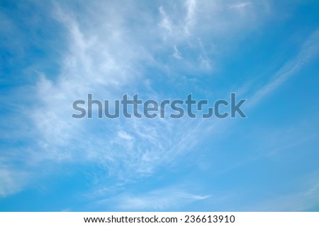 gentle blue sky day, abstract background