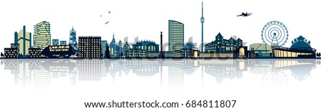 Stuttgart skyline (germany)