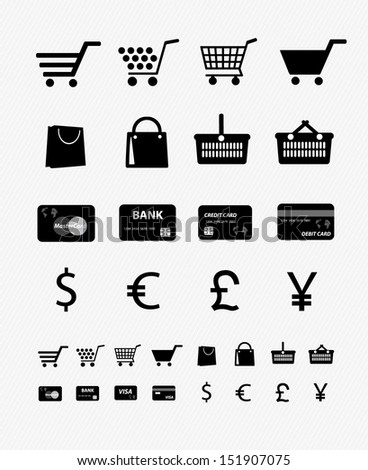 Shopping Icon set 4