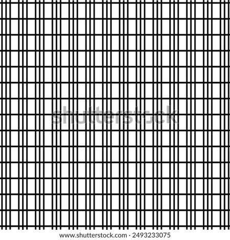 The grid consists of horizontal and vertical lines. But more vertical lines.