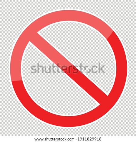no sign stop icon blank ban images  Foto stock © 