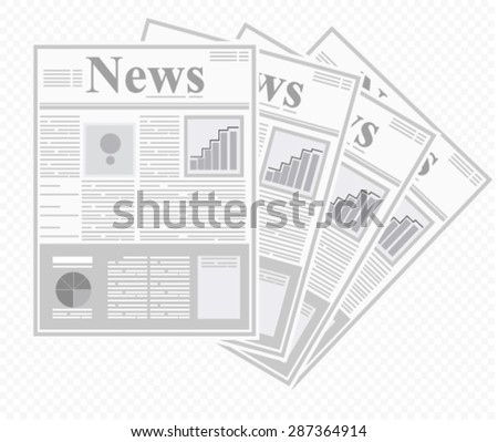 news paper, vector