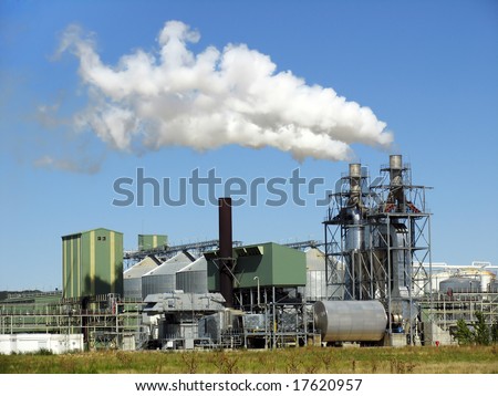 Industrial structure. Factory structure. Industry background