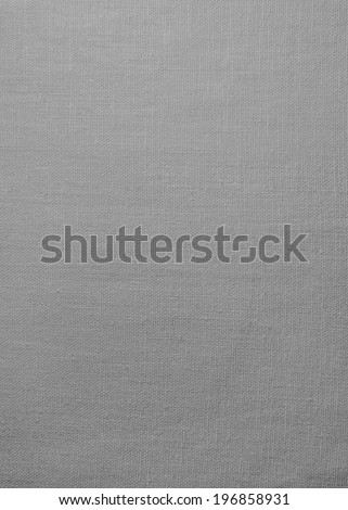 Background from coarse canvas texture. Clean background. Image with copy space and light place for your design project.