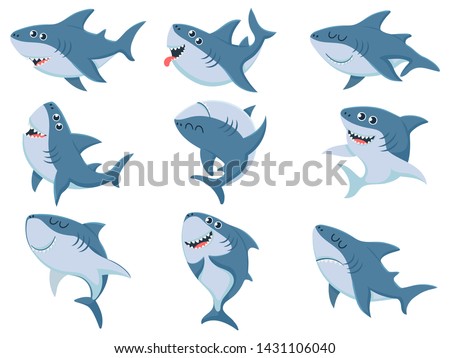 Smiling Shark Clipart | Free download on ClipArtMag