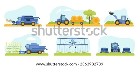 Similar – Image, Stock Photo Agriculture from Above